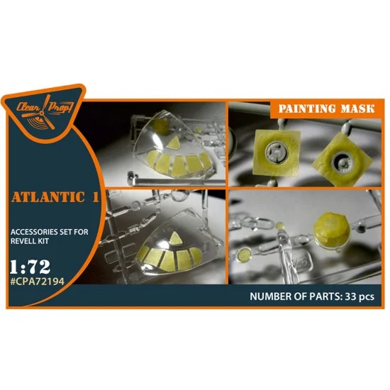 Clear Prop A72194 1/72 Atlantic 1 Painting Masks for Revell kit - Model Planes