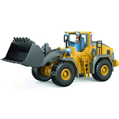 R/C 2.4 Ghz Remote Control Wheel Loader w/Lights & Sound - New Capable