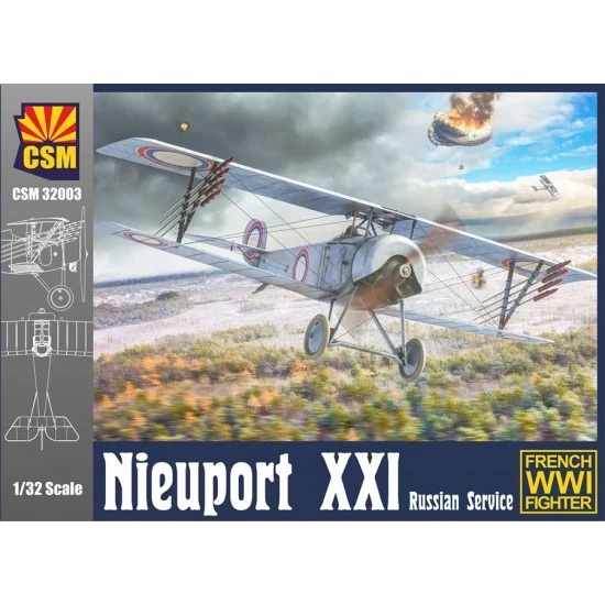 Copper State 32003 1/32 Nieuport XXI Russian Service - Model Planes