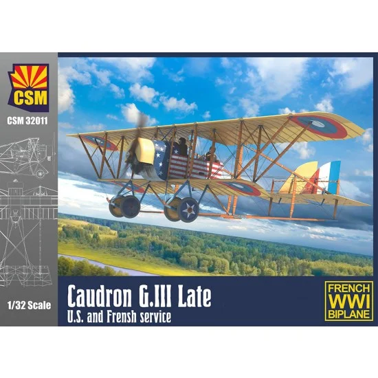 Copper State 32011 1/32 Caudron G.III Late, U.S. and French service - Model Planes