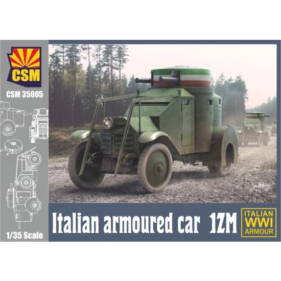 Copper State 35005 1/35 Italian Armoured Car 1ZM - Military Vehicles & Tanks