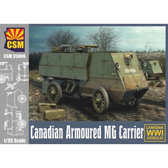 Copper State 35006 1/35 WWI Canadian Armoured MG Carrier - Military Vehicles & Tanks