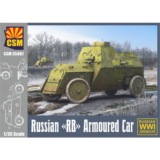 Copper State 35007 1/35 WWI Russian ''RB'' Armoured Car - Military Vehicles & Tanks