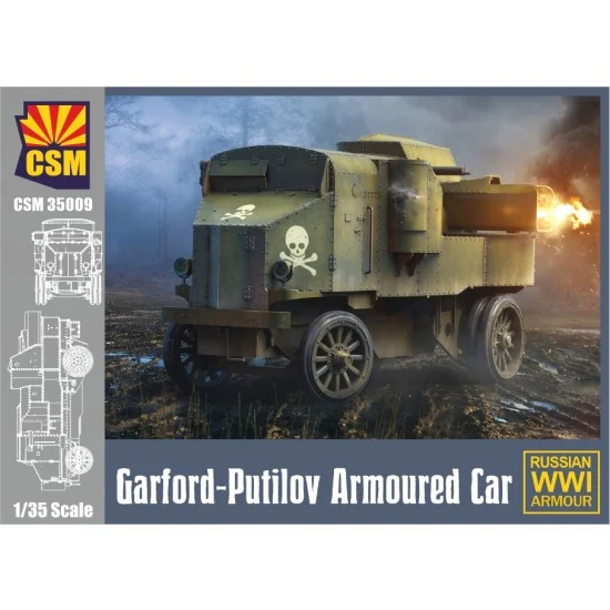 Copper State 35009 1/35 WWI Russian Garford Putilov Armoured Car - Military Vehicles & Tanks