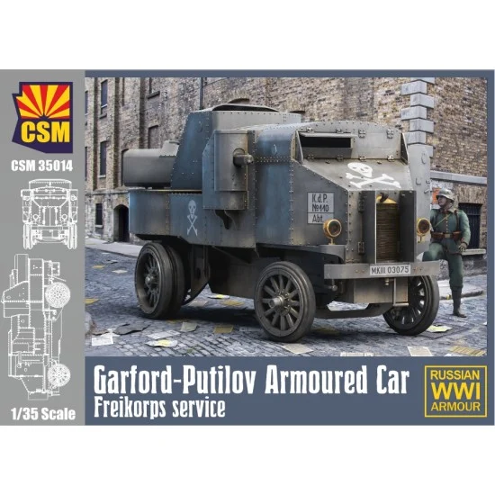 Copper State 35014 1/35 WWI Russian Garford Putilov Freikorps Service - Military Vehicles & Tanks