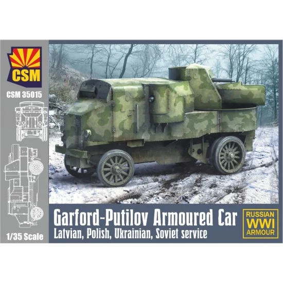 Copper State 35015 1/35 WWI Garford Putilov Latvian/Polish/Ukrainian/Soviet Service - Military Vehicles & Tanks