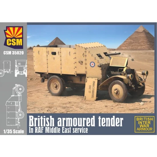 Copper State 35020 1/35 British Armoured Tender in RAF Middle East Service - Military Vehicles & Tanks