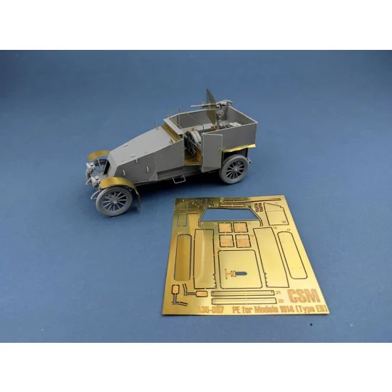 Copper State A35-007 1/35 French AC Model 1914 (ED) PhotoEtch Set for Copper State kit