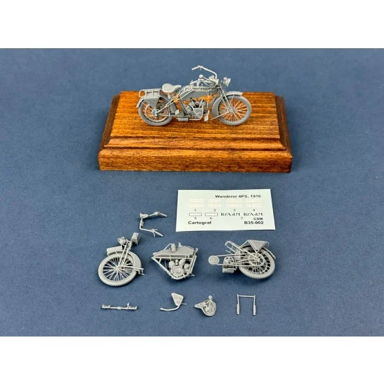 Copper State B35-002 1/35 Wanderer 4hp 2-cyl Heeresmdell 1916 Motorcycle