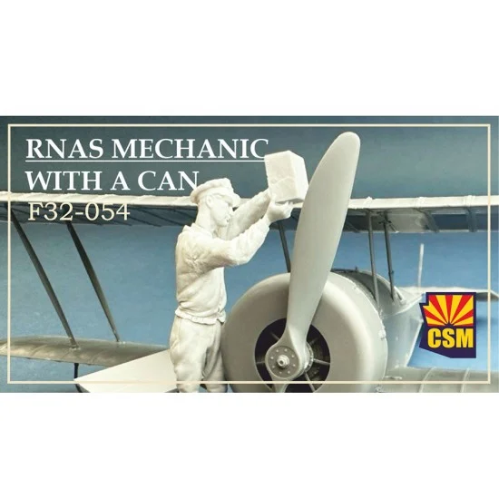 Copper State F32-054 1/32 RNAS MECHANIC with a can