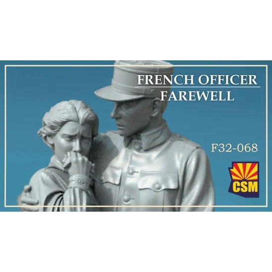 Copper State F32-068 1/32 French officer - Farewell (2 figures)