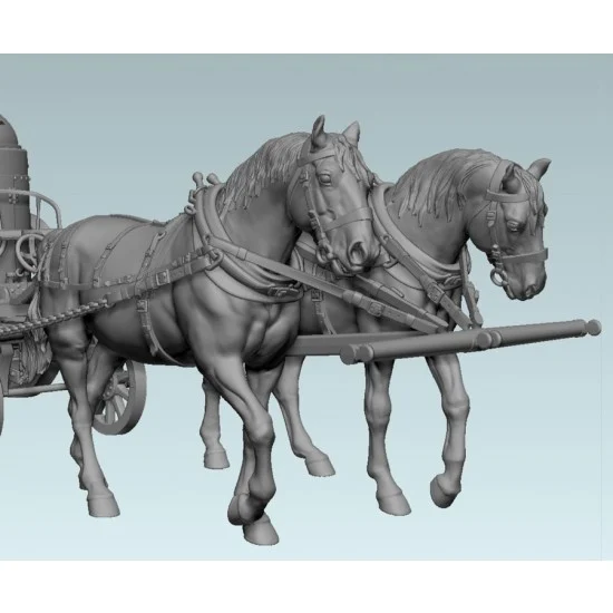 Copper State F35-047 1/35 A Pair of Horses for Fahrpanzer