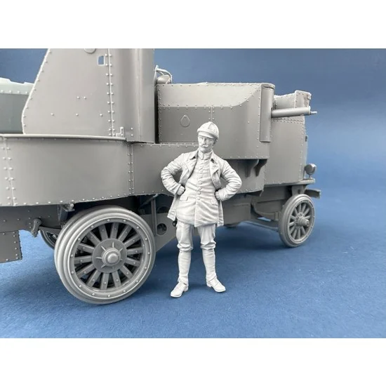 Copper State F35-053 1/35 German Armoured Car Officer In A Leather Jacket