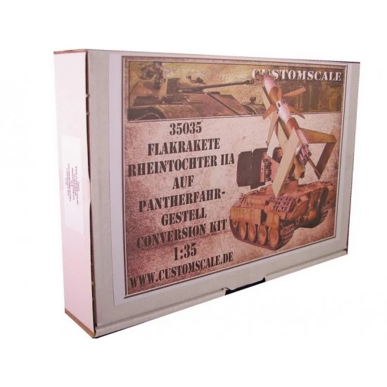 Custom Scales 35035 1/35 Rheintochter IIa Anti-aircraft Missile on Tank Chassis Conversion Kit