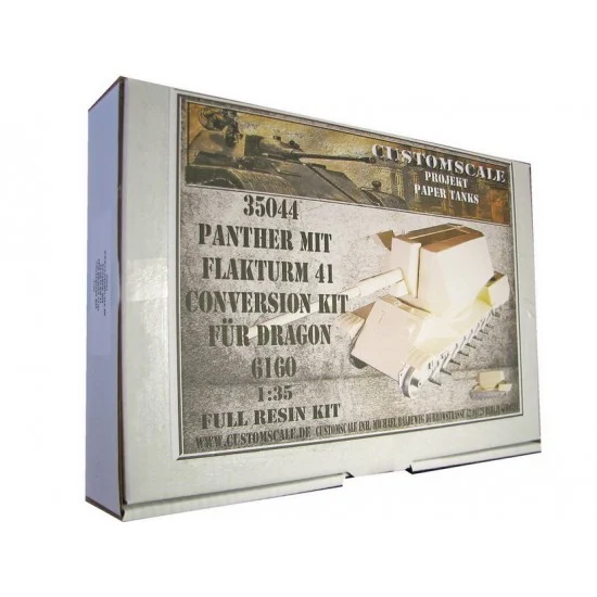 Custom Scales 35044 1/35 Panther mit Flakturm 41 Conversion set for Dragon kit 6160 - Military Vehicles & Tanks