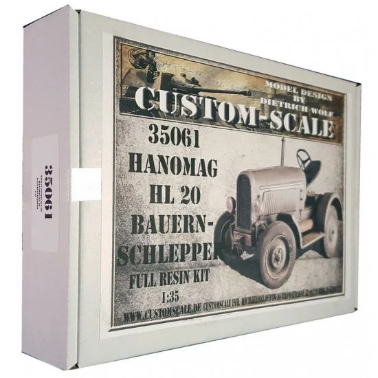 Custom Scales 35061 1/35 Hanomag HL20 Bauernschlepper Full Resin Kit - Military Vehicles & Tanks