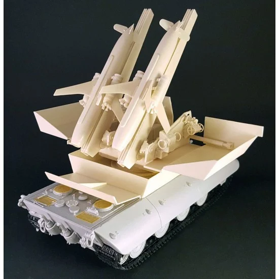 Custom Scales 35062 1/35 Anti-aircraft Missiles Rheintochter R-III w/Launch Base auf E-100 Conversion set for Trumpeter kit #00384