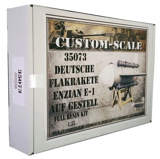 Custom Scales 35073 1/35 German Enzian E-1 on Stand Full Resin Kit