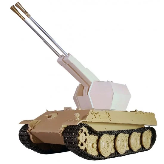 Custom Scales 35084 1/35 Panther Chassis 5.5cm Gerat 58 ZwillingsflakTwin Flak Turret Conversion Set - Military Vehicles & Tanks