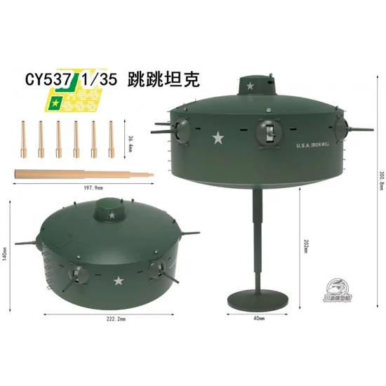 Chuan Yu 537 1/35 Wallace Leaping Tank - Military Vehicles & Tanks