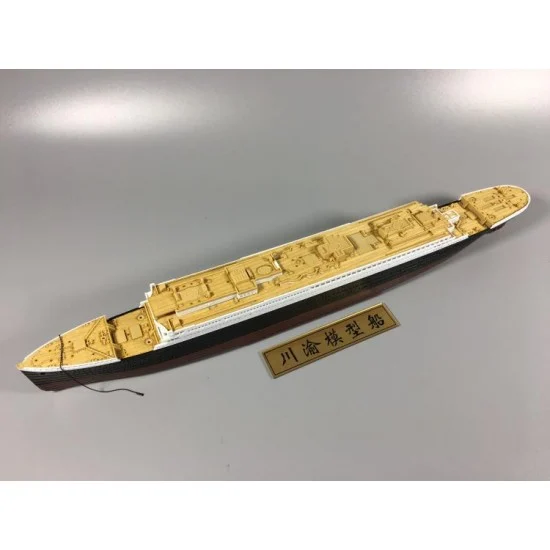 Chuan Yu 700018 1/700 Titanic Wooden Deck Detail Set w/Metal Chain for Academy kits # 14214 - Model Ships & Boats