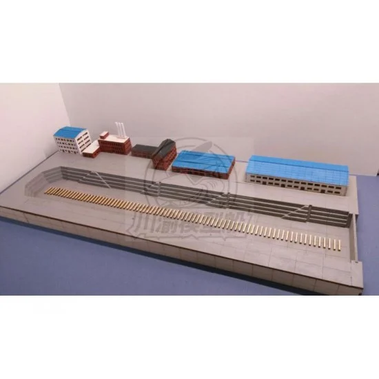 Chuan Yu 704 1/700 Dock (maritime) Diorama Base for Large Ship (wood L: 460mm, W: 180mm, H: 60mm) - Scenics & Diorama