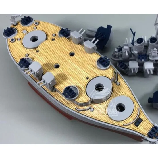 Chuan Yu D003 Q Ship USS Missouri Battleship Wooden Deck for Meng Model #WB004 - Model Ships & Boats