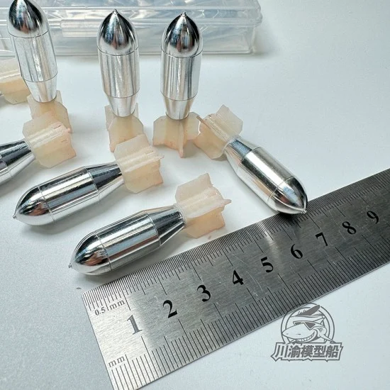Chuan Yu D043 Red Alert Kirov Airship Metal Bomb Barrels for Border-BC-004 (8pcs)
