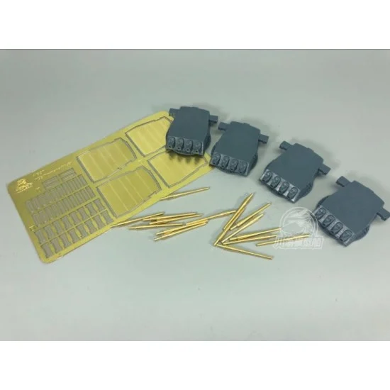 Chuan Yu G024B 1/350 Montana MK9 Main Gun (4pcs) - Model Ships & Boats
