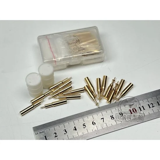 Chuan Yu T200 1/35 Modern Tank Metal Rounds AP 120mm with Oil Drum - Military Vehicles & Tanks