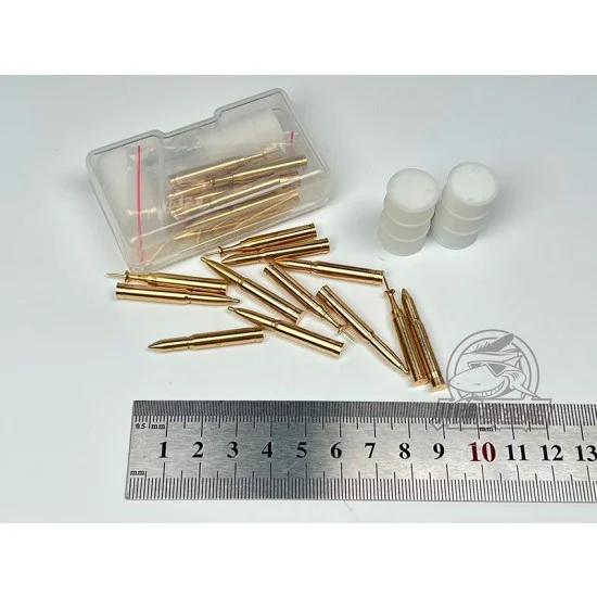 Chuan Yu T233 1/35 KF51 Tank Rounds German 130mm AP Three Variants, 4 each - Military Vehicles & Tanks