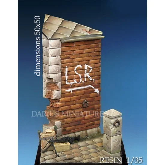 Darius Miniatures 35028 1/35 WWII Sceneries Diorama Base (dimension: 50 x 50mm) Vol.28 - Scenics & Diorama