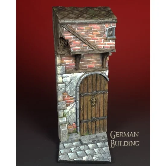 Darius Miniatures 35033 1/35 WWII Sceneries - German Building (55 x 55 x 140mm, resin)