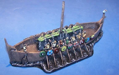 PIG090034 - VIKING SHIP MAST DOWN