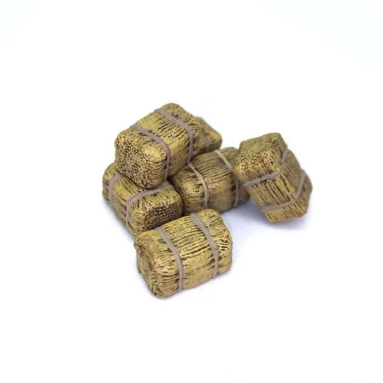 Drums and Crates 1319 1/72 Miniature Farming Accessories - Hay Bales (6pcs)