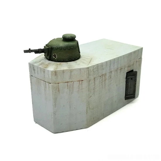 Drums and Crates 1753 1/72 German Tobruk Bunker with French FT-17 Tank Turret