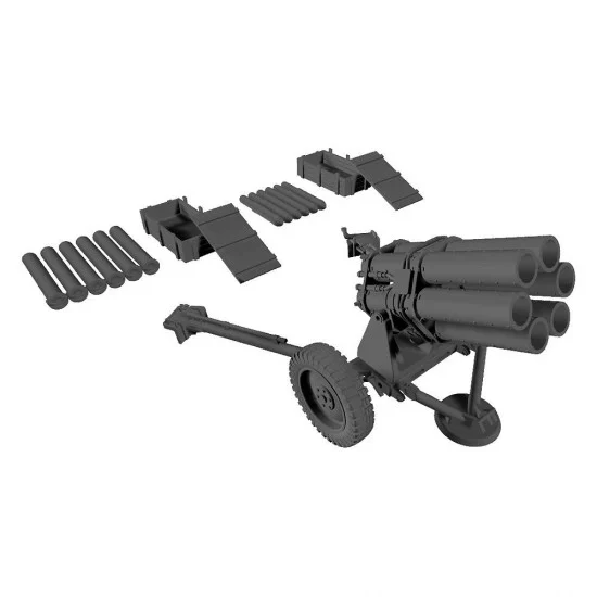 Drums and Crates 1775 1/72 WWII German Rocket Launcher Nebelwerfer w/Ammunition - Military Vehicles & Tanks