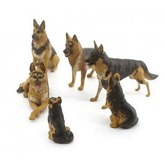 Drums and Crates 5303 1/35 German Shepherd Dogs (6pcs) - Scenics & Diorama