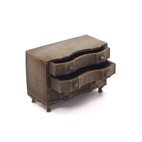 Drums and Crates 5436 1/35 Miniature Furniture Sideboard with Detachable Drawers - Scenics & Diorama