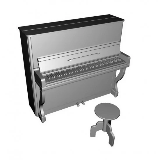 Drums and Crates 5454 1/35 Miniature Furniture - Piano