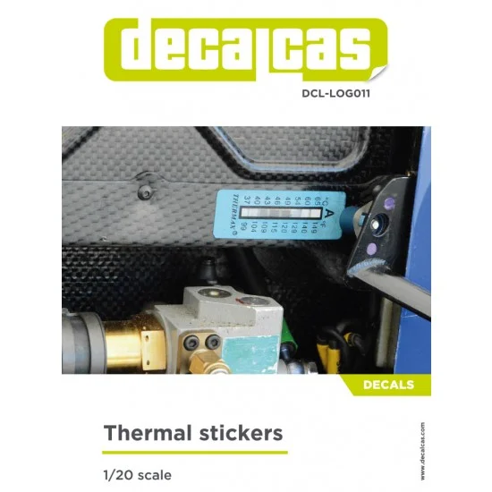 Decalcas LOG011 1/20 Thermal Stickers for F1 - Model Cars