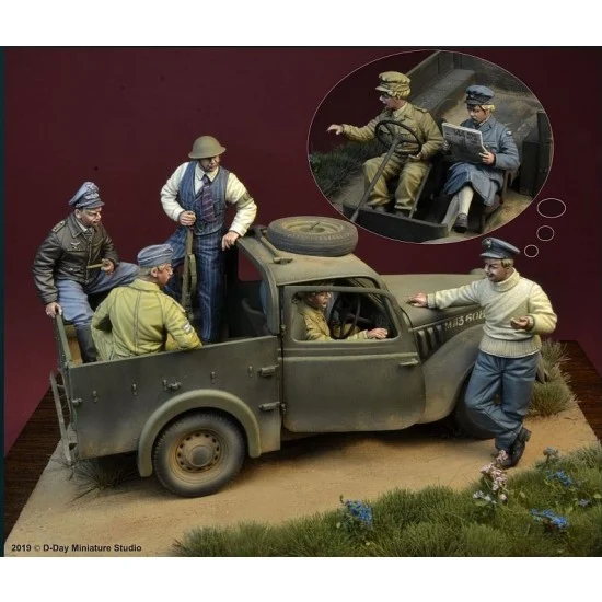 D-Day Miniature 35147 1/35 "I Shot'em down" Battle of Britain 1940 (6 figures)