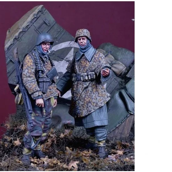 D-Day Miniature 35208 1/35 SS Soldiers, Kampfgruppe Hansen, Ardennes 1944