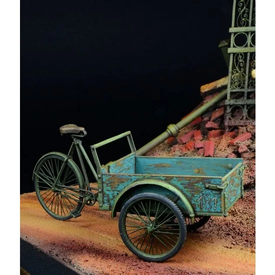 D-Day Miniature 35275 1/35 Cycle Rickshaw Cargo Version
