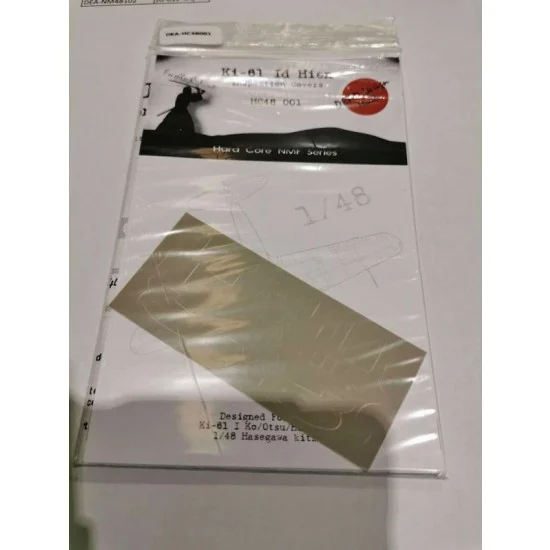 DEAD Design HC48001 1/48 Kawasaki Ki-61a/b/c Hien Inspection Covers Hard Core NMF Masking for Hasegawa kits