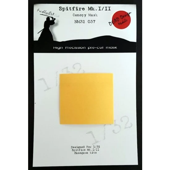 DEAD Design NM32037 1/32 Supermarine Spitfire Mk.I/II Masking for Hasegawa kits - Model Planes