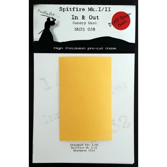 DEAD Design NM32038 1/32 Supermarine Spitfire Mk.I/II In&Out Masking for Hasegawa kits - Model Planes