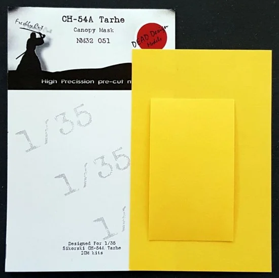 DEAD Design NM32051 1/35 CH-54 Tarhe Paint Mask for ICM kits