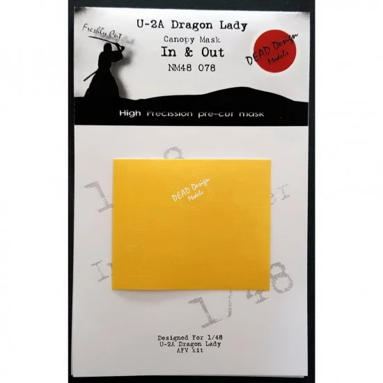 DEAD Design NM48078 1/48 Lockheed U-2A In & Out Canopy Masking for AFV Club kits