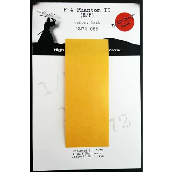 DEAD Design NM72085 1/72 F-4 E/F Phantom II Paint Mask for Italeri kits